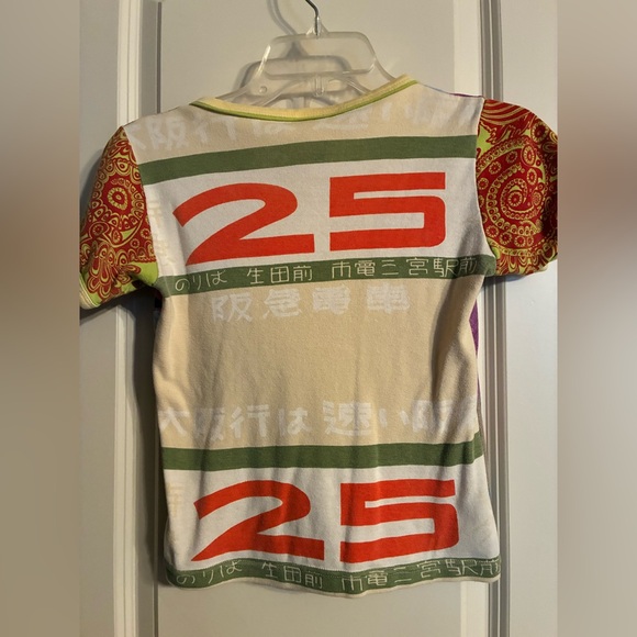 Vintage Custo Barcelona Multicolor Graphic Tee - Picture 6 of 7